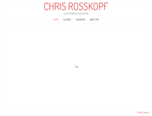 Tablet Screenshot of chrisrosskopf.com